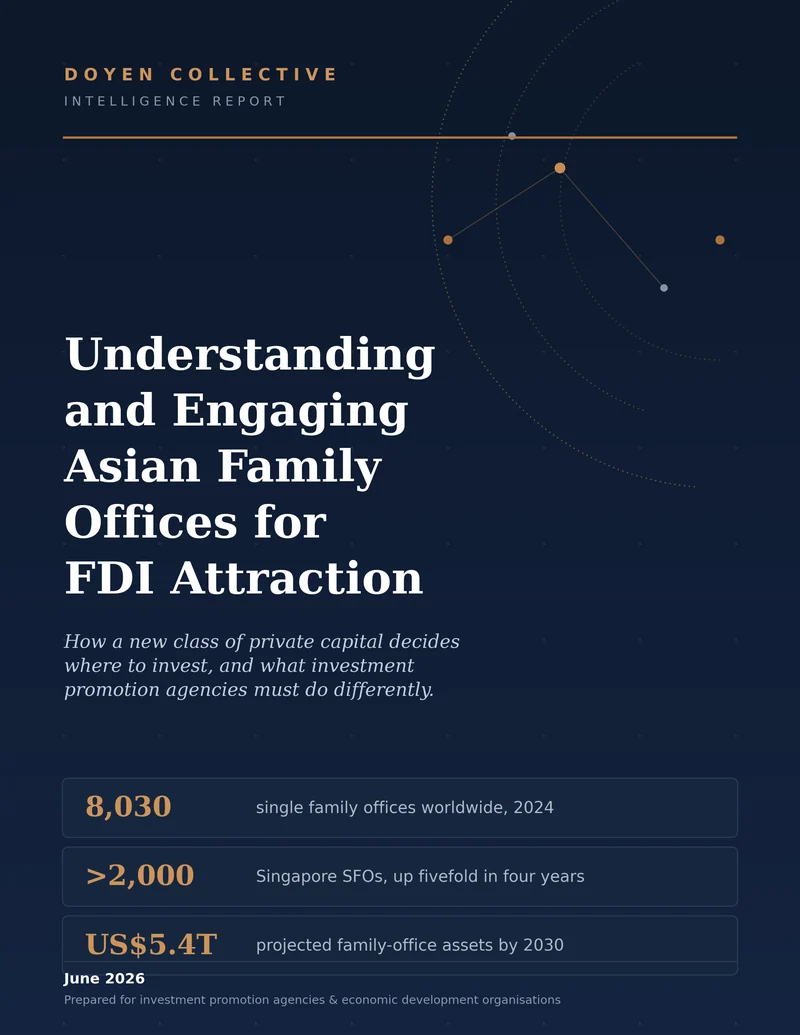 Cover of the Doyen Collective intelligence report on Asian family offices